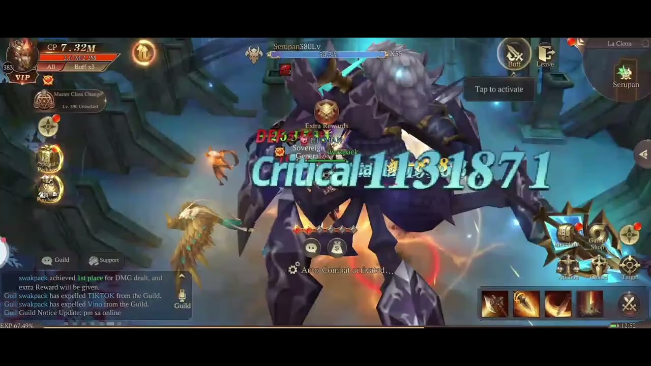 Mu2025 World BOSS La Cleon L380 wannaboy