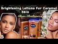 Vaseline Cocoa Glow VS Vaseline Cocoa Radiant Lotion|How To Brighten And Glow Up Your Caramel Skin