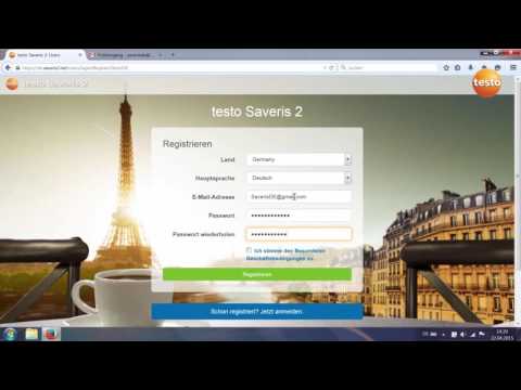 testo Saveris 2 Registrierung vornehmen: Videoanleitung