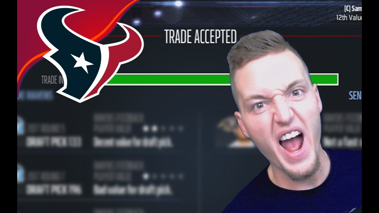 MEGA TRADE FOR 97 OVERALL PLAYER GETS ACCEPTED! - Madden 17 Houston Texans Connected Franchise #5