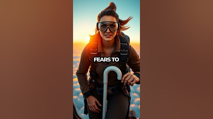Brave Blind Woman Skydives for Guide Dogs! #Shorts