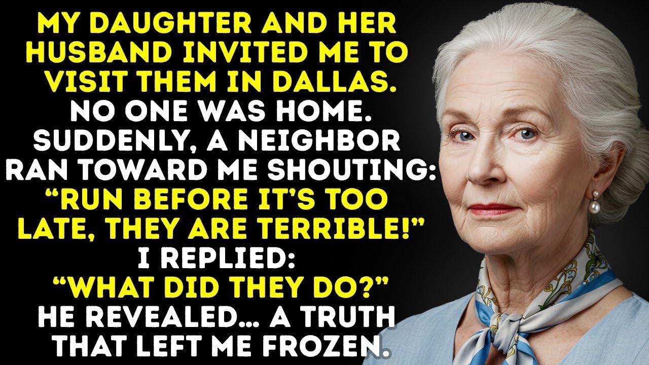 I Visited My Daughter, But No One Was Home. Then Her Neighbor Ran Over And Started Screaming...
