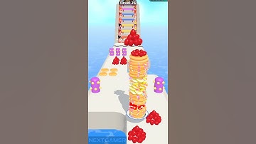Pancake Run 👩🥞Mobile Gameplay By NextGamer (Android,iOS) Level 26 #shorts