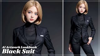 [Ai Artworks Lookbook] Black Suit ブラックスーツ