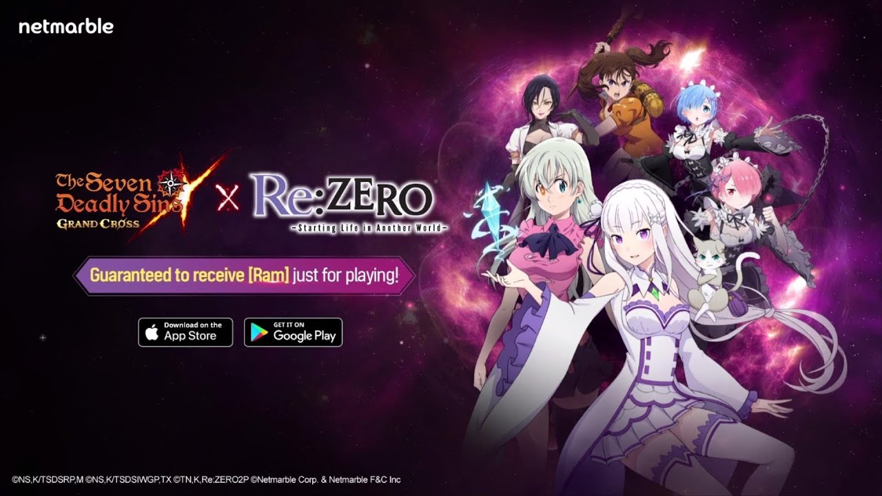 Re:Zero Collab Returns to The Seven Deadly Sins: Grand Cross Game