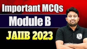 JAIIB 2023 | Important MCQs | RBWM Module B | By Arvind Sir