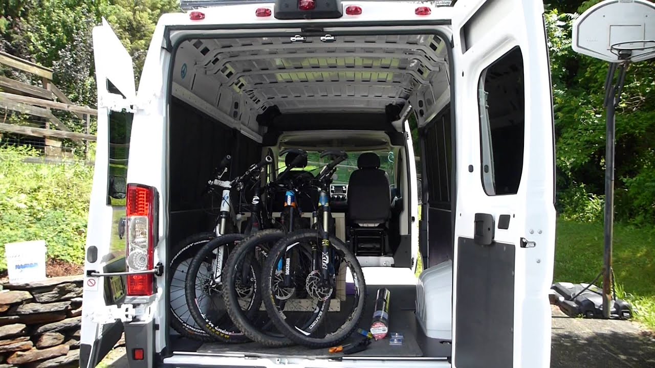 van floor bike rack