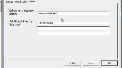 Starting a paper in APA style (Word 2010)
