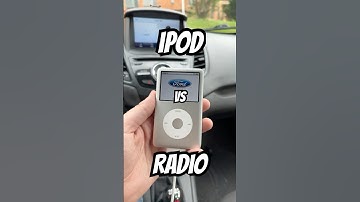 iPod vs Car Radio #tech #music #apple #techretro #ford #ipod