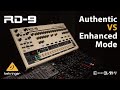 【日本語字幕】Behringer RD-9 Rhythm Designer ~ エンハンスドモードとオーセンティックモードについて ~