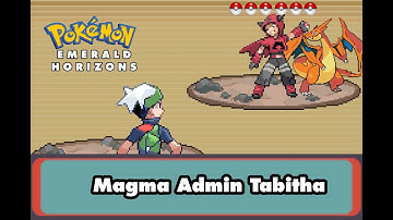 Pokemon Emerald Horizons - VS Team Magma Admin Tabitha (Magma Hideout)