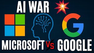 Microsoft vs Google: The $3 Trillion AI War Shaking Wall Street #aistock