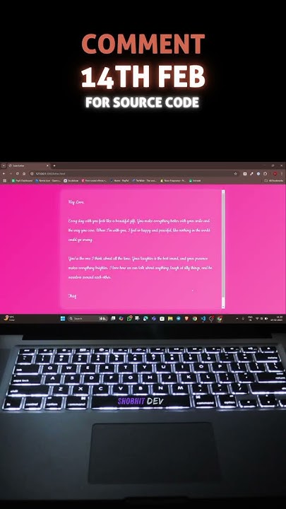 14th February | Happy valentine's day | HTML, CSS & JS #love #webdesign ...