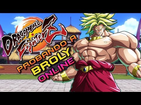 Jugando con el SUPER SAIYAN LEGENDARIO!! COMBATES con BROLY! Dragon Ball FighterZ: Online: Español