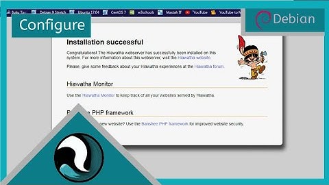 Configure Web Server [ Hiawatha ] Debian Server 9.4.0