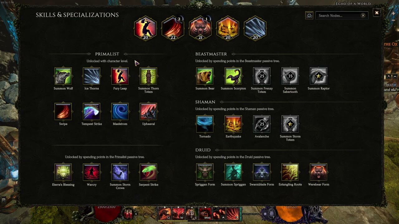 Elemental Werebear Setup (Earthquake + Swipe)