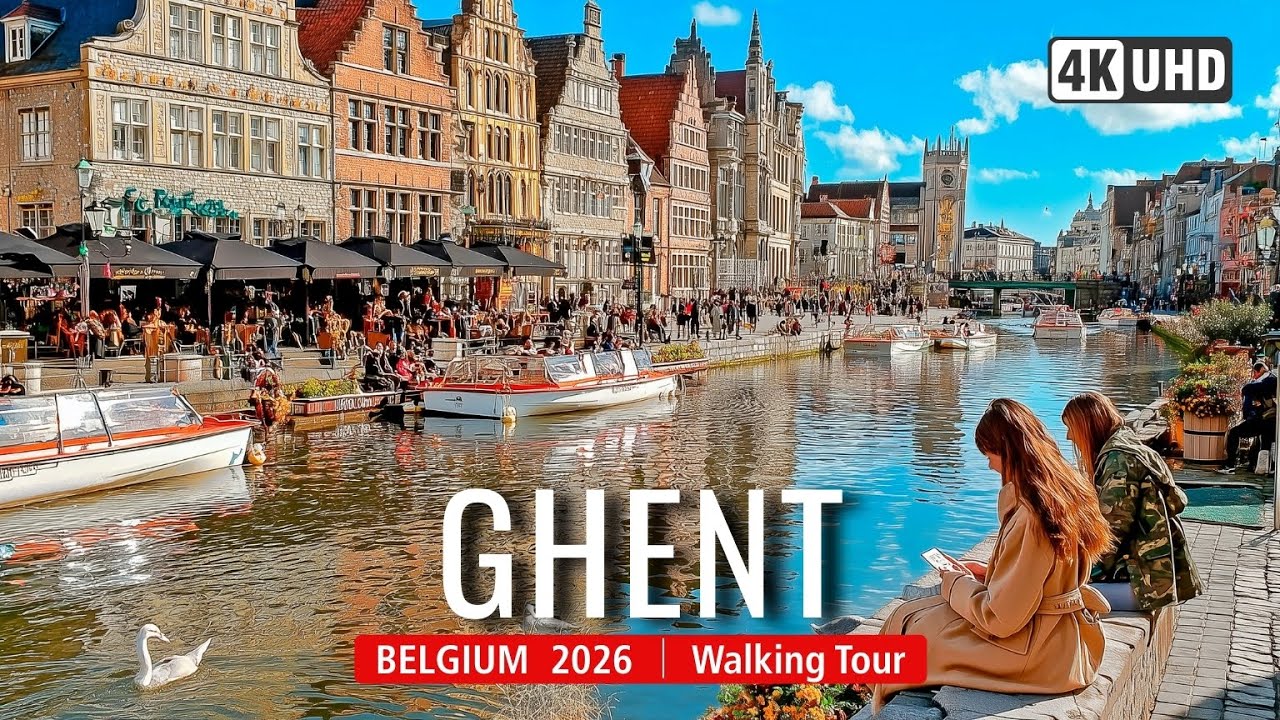 Пешеходная экскурсия по Генту 🇧🇪 Прогулка по средневековым улочкам и очарование фламандской культуры