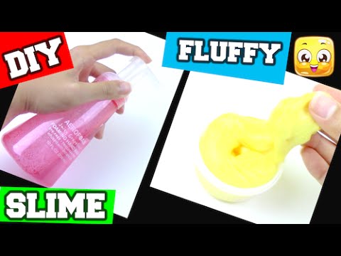 Fluffy Slime With Hand Soap Diy Slime Without Borax Or Liquid Starch Or Shaving Cream