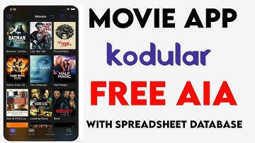 Movie App Aia Free | Kodular , Appybuilder | Free Aia
