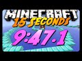 Minecraft Parkour | 15 Seconds Race w/ Sethbling! | 9:47.1