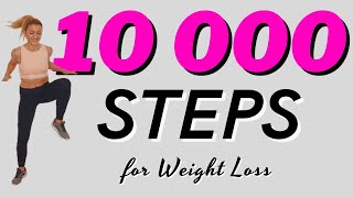 🔥10 000 STEPS WORKOUT🔥STEADY STATE WALKING for Calorie Burn and Weight Loss🔥Medium Intensity Cardio🔥