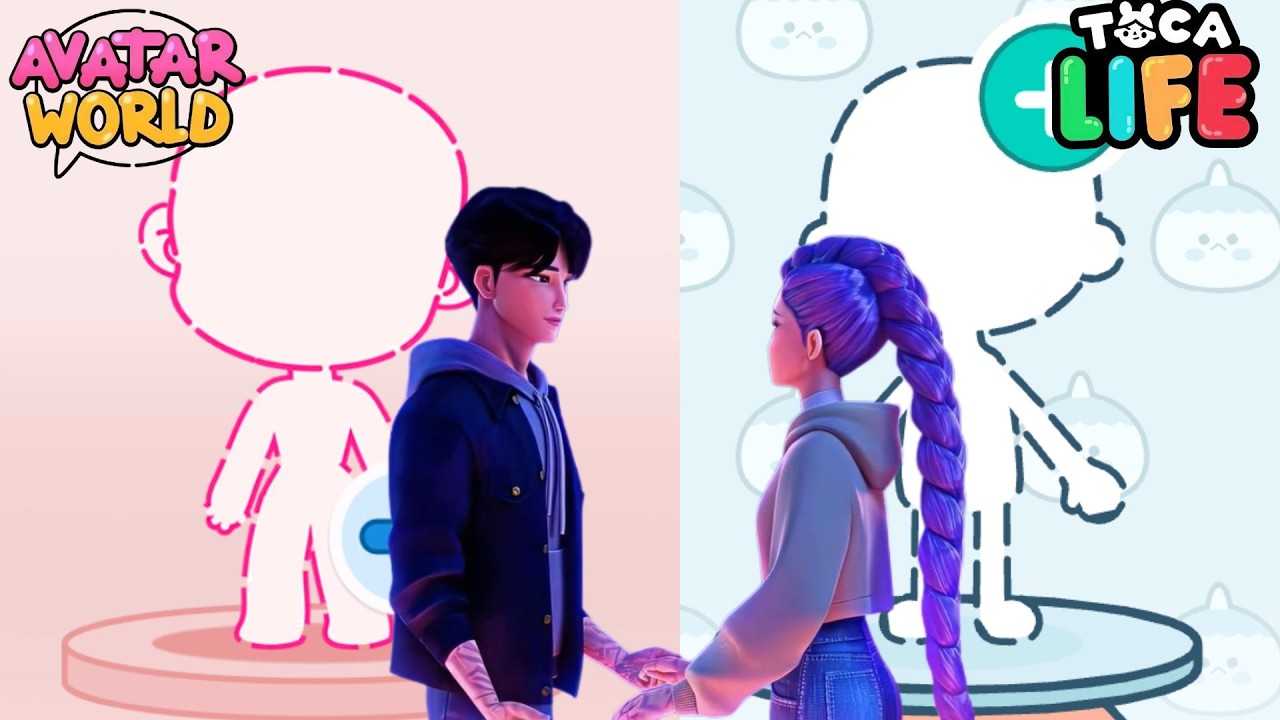 Как сделать Jinu из Saja Boys и K-pop Demon Hunter Rumi в Avatar World против Toca Boca #tocahasna