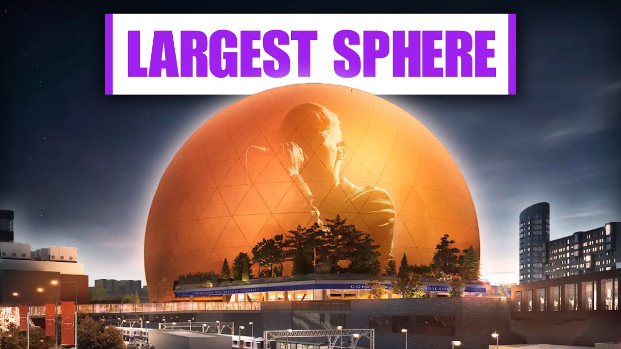 World's largest sphere nearing completion in Las Vegas