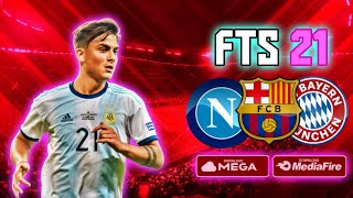 Lançou FTS 21 Europeu Atualizado, novos kits, faces realistas e novas ligas