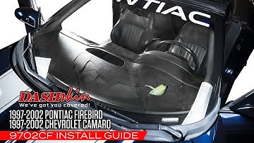 HOW TO: DashSkin Dash Cover Installation for 97-02 Chevy Camaro & Pontiac Firebird