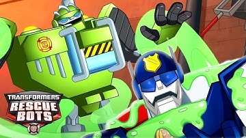 Slime Attack! | Transformers: Rescue Bots | Cartoons for Kids | Transformers Junior