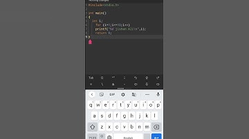 Print your Name 10 times  by c programming #viral #shorts #video #coding #programming
