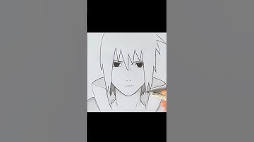 Day 7 /30 Drawing anime daily || How To Draw Sasuke Uchiha step by step