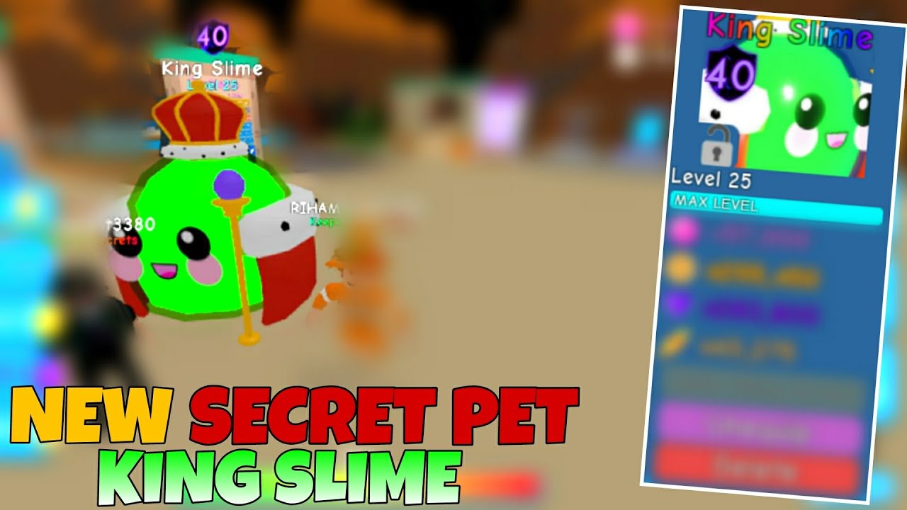 Update 62 *New* King Slime Secret Pet Bubble Gum Simulator YouTube