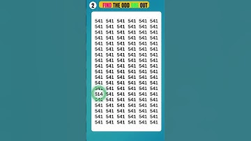 Find The ODD Number TIK TOK VIDEO