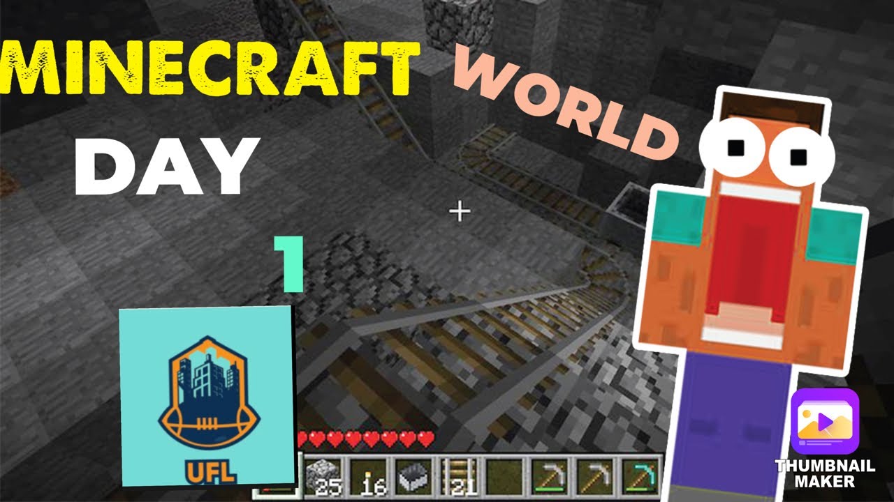 MINECRAFT WORLD DAY 1 (with @kaireacts1445 ) - YouTube