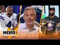 Colin reacts to LeBron James & Lakers' NBA Title win, talks Dak Prescott's ankle injury | THE HERD