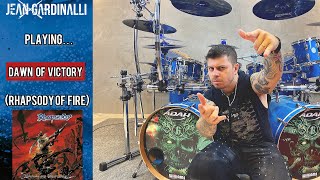 Jean Gardinalli - Dawn Of Victory { Rhapsody Of Fire } - DRUM COVER