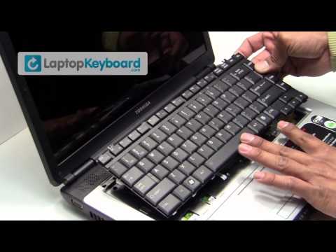 Toshiba Satellite A300 A200 Laptop Keyboard Installation Guide - Remove Install - Replacement