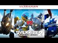 OverRide2 Super Mech League UltraMan DLC 4P 3CPU PlayGame Garden Arches Map