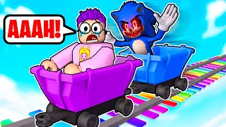 ROBLOX CART RIDE INTO SONIC.EXE!? (We Used ADMIN COMMANDS!)