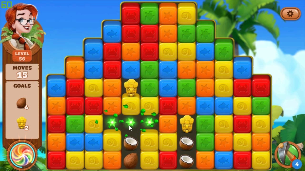 Lost Island Blast Adventure level 56