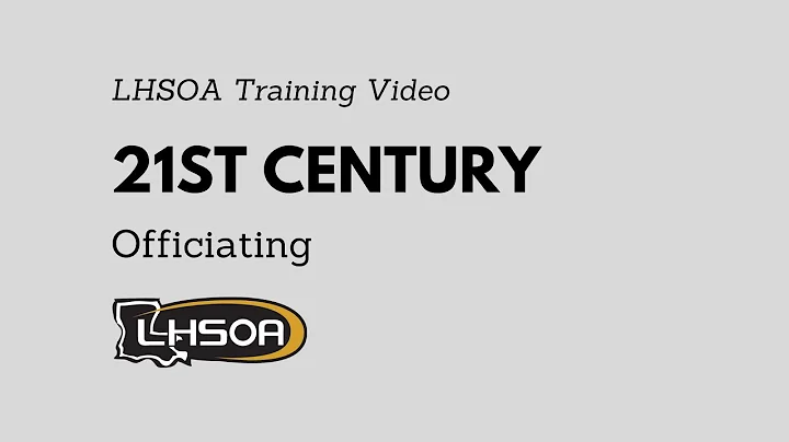 LHSOA How To Use Video Football Officials Training