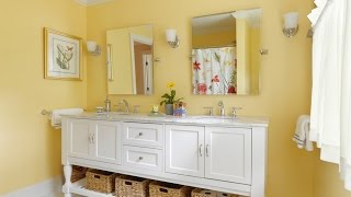 Ванная комната желтого цвета