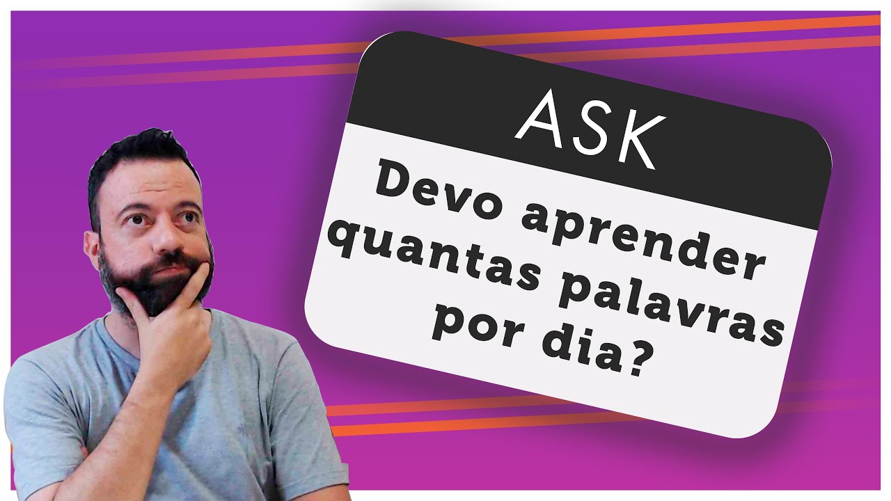 Quantas palavras por dia para aprender inglês?
