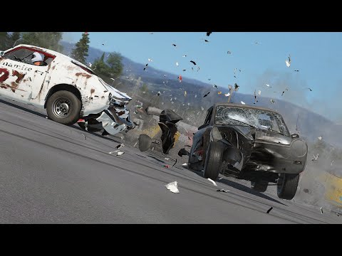 Видео: Wreckfest нарезка аварий crash