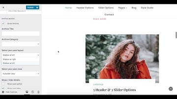 Configure Post Layout - Chic Lifestyle WordPress Theme | Feminine Blog Website