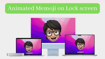 How To Set ANIMATED MEMOJI On Lock Screen | macOS Monterey