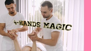 The Ultimate Saturday Reset: 4-Hand Foot Massage ASMR Massage 🌿
