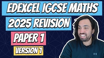 2025 Edexcel IGCSE 4MA1 Maths Revision Paper 1 (H and HR)