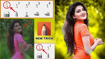 how to mobile autodesk sketchbook photo editing background color change and new trick 🔥skin smooth